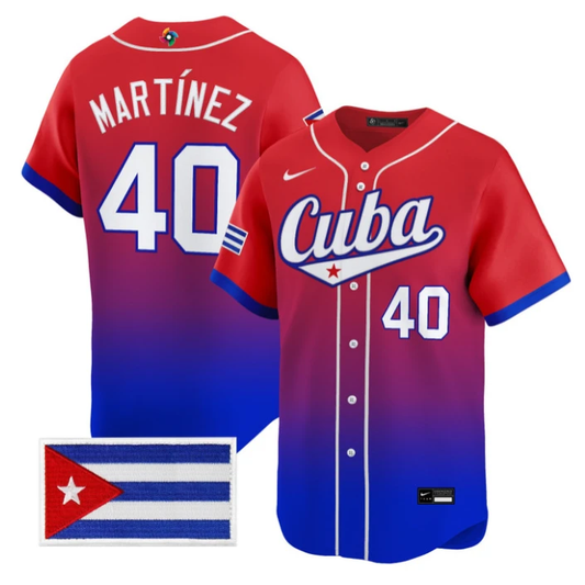 Ariel Martinez Jersey #40 Cuba World Baseball Classic 2026 Stitched by My Store