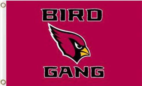 Arizona Cardinals BIRD GANG Flag 3X5 Ft Polyester Banner USA 90x150cm by flagsjustdoit