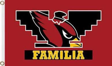 Arizona Cardinals Familia Flag 3X5 Ft Polyester Banner USA 90x150cm by flagsjustdoit