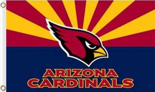 Arizona Cardinals Flag 3X5 Ft Polyester Banner USA 90x150cm by flagsjustdoit