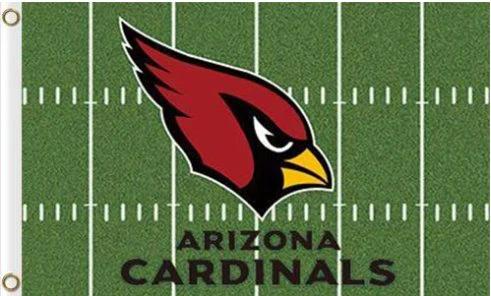 Arizona Cardinals Green Flag 3X5 Ft Polyester Banner USA 90x150cm by flagsjustdoit