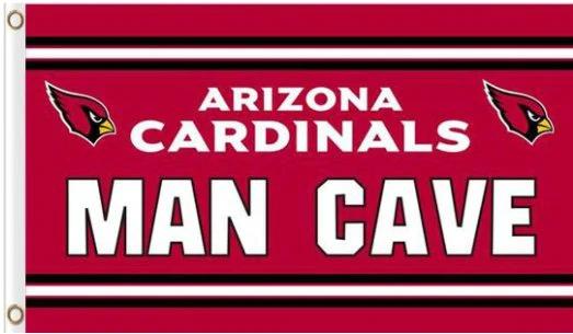 Arizona Cardinals MAN CAVE Flag 3X5 Ft Polyester Banner USA 90x150cm by flagsjustdoit