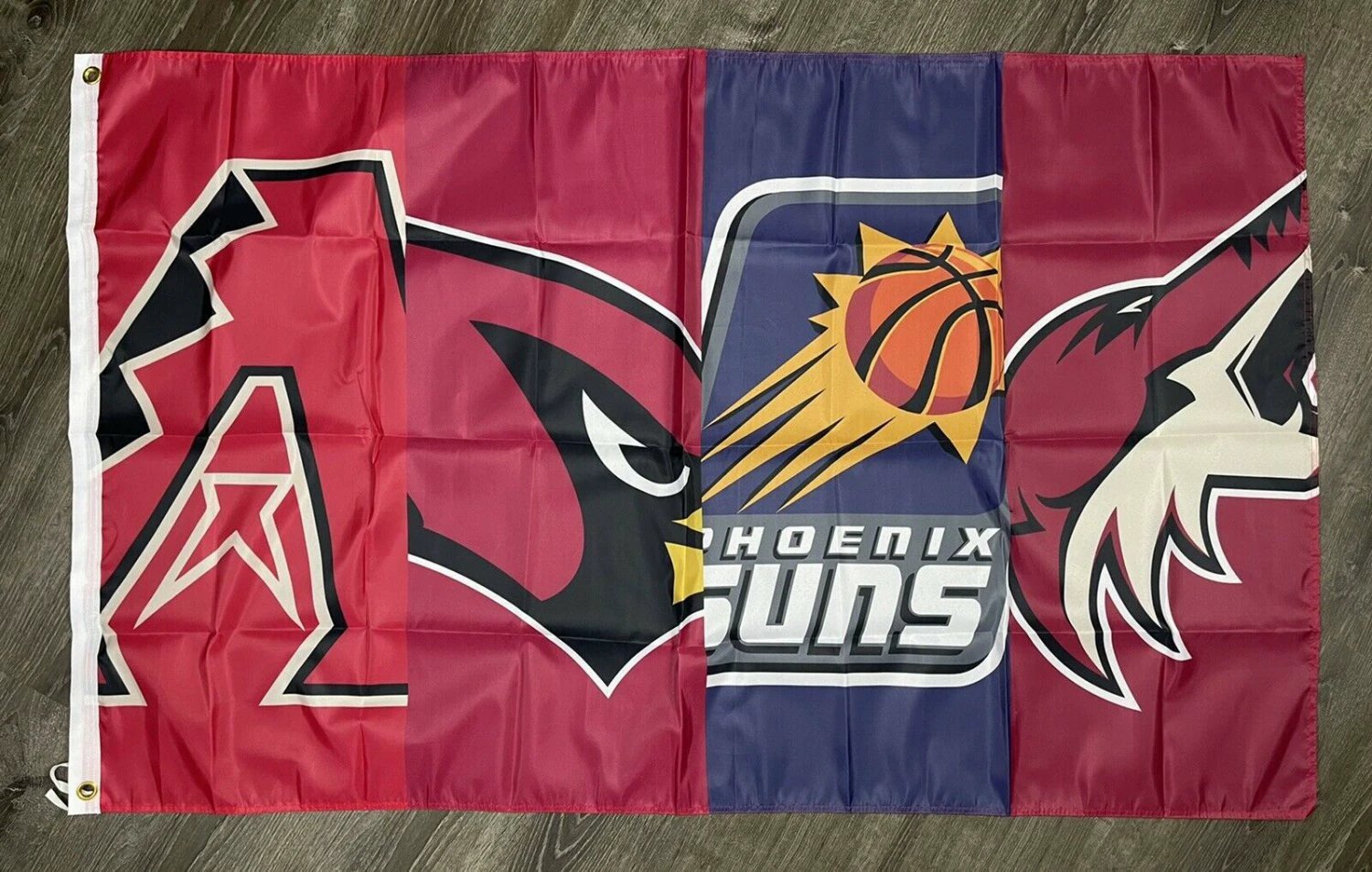 Arizona Cardinals Phoenix Suns Coyotes Diamondbacks Flag 3x5 ft Sports Banner by flagsjustdoit