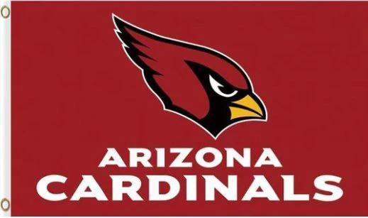 Arizona Cardinals Red Flag 3X5 Ft Polyester Banner USA 90x150cm by flagsjustdoit