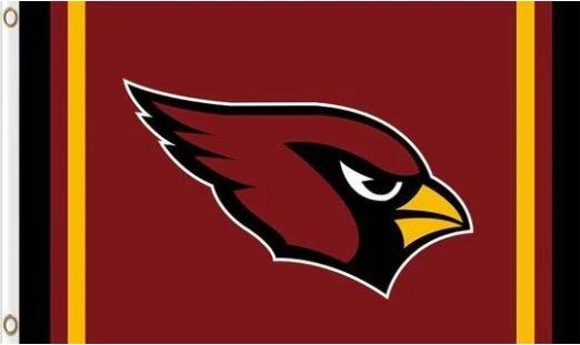 Arizona Cardinals Team Flag 3X5 Ft Polyester Banner USA 90x150cm by flagsjustdoit