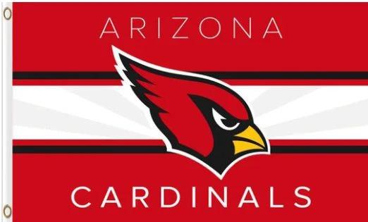 Arizona Cardinals Team US Flag 3X5 Ft Polyester Banner USA 90x150cm by flagsjustdoit