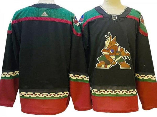 Arizona Coyotes Blank Black Alternate Jersey by Hockey David