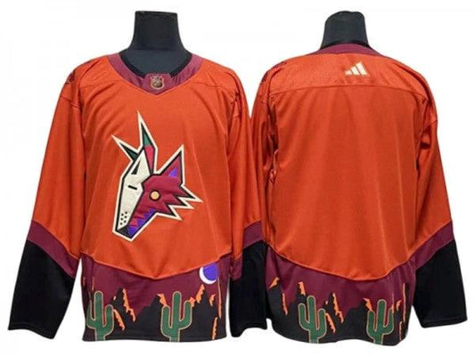 Arizona Coyotes Blank Orange 2022&23 Reverse Retro Jersey by Hockey David