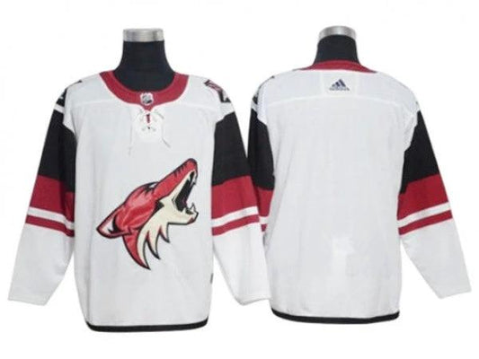 Arizona Coyotes Blank White Hockey Jersey by Hockey David