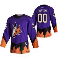 Arizona Coyotes Custom Purple 2020-21 Alternate Player NHL Jersey by Hockey David