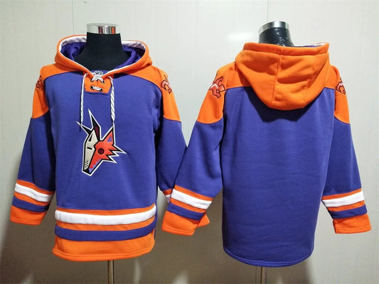 Arizona Coyotes Team Blank Pullover Hoodie Orange by Hoodie Pullover