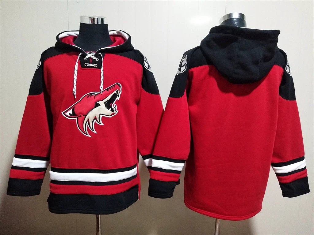 Arizona Coyotes Team Blank Pullover Hoodie Red by Hoodie Pullover