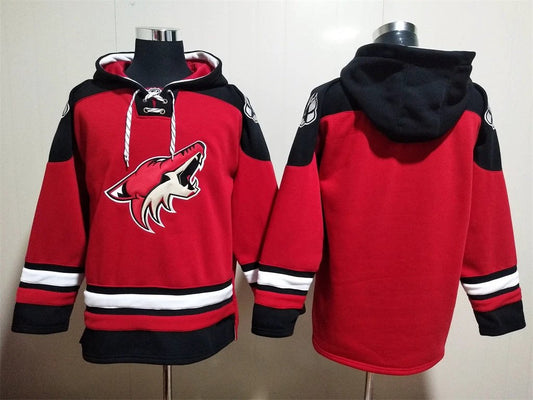 Arizona Coyotes Team Blank Pullover Hoodie Red by Hoodie Pullover