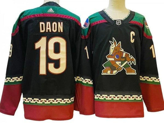Arizona Coyotes #19 Shane Doan Black Alternate Jersey by Hockey David
