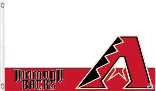 Arizona Diamondbacks Baseball Club 1 flag 3X5Ft Banner USA Polyester with Brass Grommets by flagsjustdoit