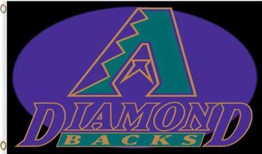 Arizona Diamondbacks Baseball Club 2 flag 3X5Ft Banner USA Polyester with Brass Grommets by flagsjustdoit