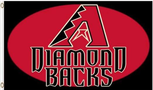 Arizona Diamondbacks Baseball Club 3 flag 3X5Ft Banner USA Polyester with Brass Grommets by flagsjustdoit