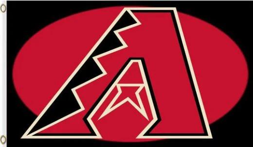 Arizona Diamondbacks Baseball Club 5 flag 3X5Ft Banner USA Polyester with Brass Grommets by flagsjustdoit