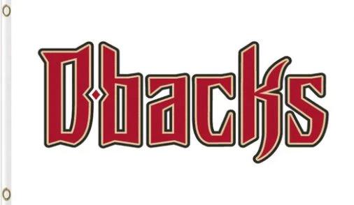 Arizona Diamondbacks Baseball Club 7 flag 3X5Ft Banner USA Polyester with Brass Grommets by flagsjustdoit