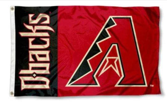 Arizona Diamondbacks Baseball flag 3X5Ft Banner USA Polyester with Brass Grommets by flagsjustdoit
