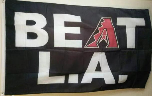 Arizona Diamondbacks Beat L.a flag 3X5Ft Banner USA Polyester with Brass Grommets by flagsjustdoit