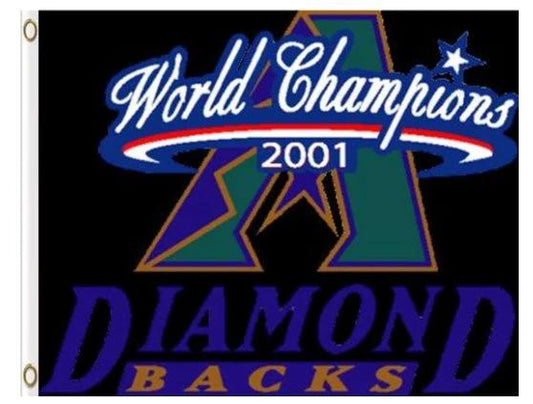 Arizona Diamondbacks Champions flag 3X5Ft Banner USA Polyester with Brass Grommets by flagsjustdoit
