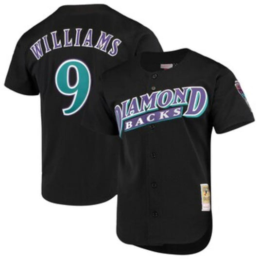 Arizona Diamondbacks Matt Williams Black Throwback Mesh Jersey by My Store