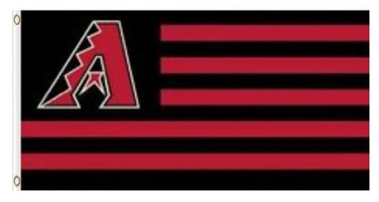 Arizona Diamondbacks Stripes flag 3X5Ft Banner USA Polyester with Brass Grommets by flagsjustdoit