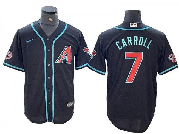 Arizona Diamondbacks #7 Corbin Carroll Black 2024 Cool Base Jersey by My Store