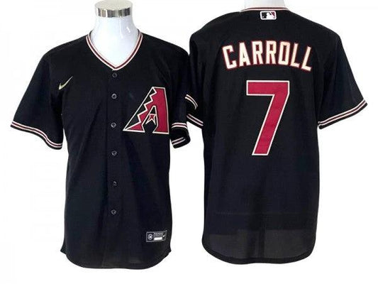 Arizona Diamondbacks #7 Corbin Carroll Black Cool Base Jersey by My Store