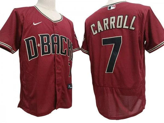 Arizona Diamondbacks #7 Corbin Carroll Red Flex Base Jersey by My Store