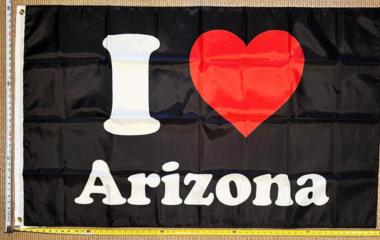 Arizona Flag 1 Beer Party America Man Cave Sign Poster USA 3x5' by flagsjustdoit