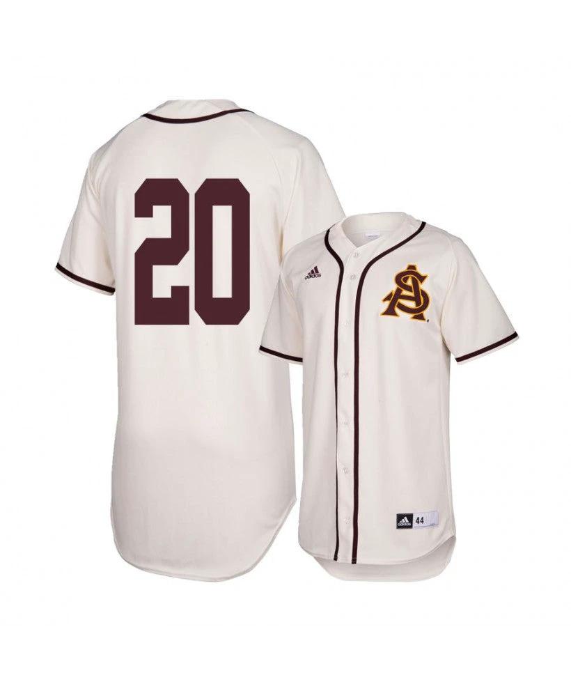Arizona State Sun Devils 20 Spencer Torkelson White Baseball Jersey by My Store