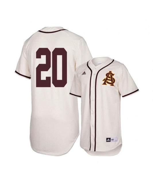 Arizona State Sun Devils 20 Spencer Torkelson White Baseball Jersey by My Store