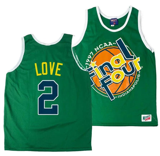 Arizona Wildcats Caleb Love Jersey #2 1997 NCAA Champions Final Four Green by My store basketball