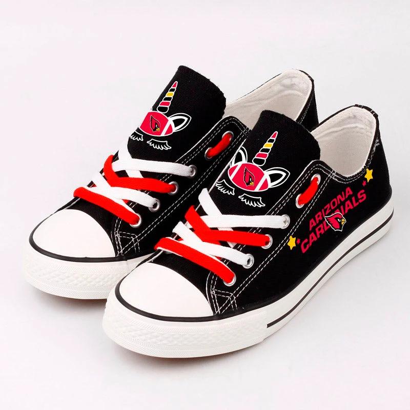 Arizona Cardinals Low Top Canvas Sport Sneakers Shoes For Men Women Fans by Crocs