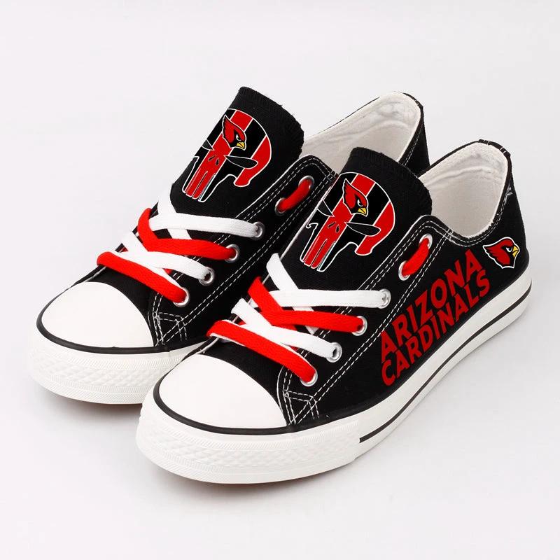Arizona Cardinals Low Top Canvas Sport Sneakers Shoes For Men Women Fans by Crocs