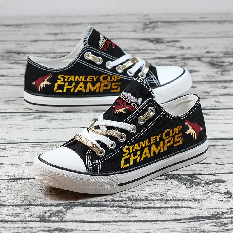Arizona Coyotes Low Top Canvas Sport Sneakers Shoes For Men Women Fans by Crocs