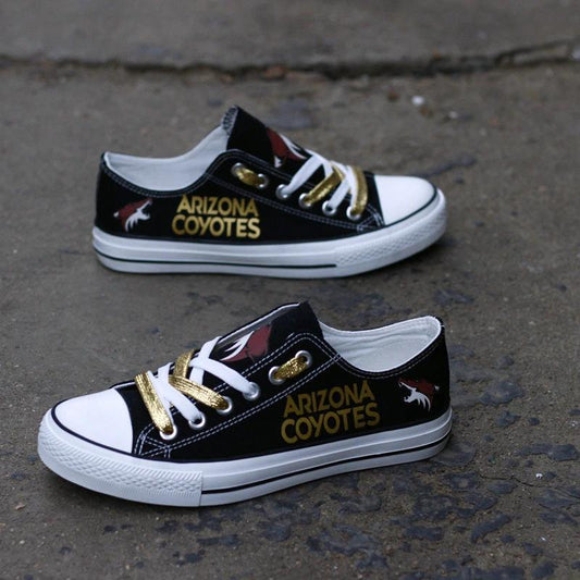 Arizona Coyotes Low Top Canvas Sport Sneakers Shoes For Men Women Fans by Crocs