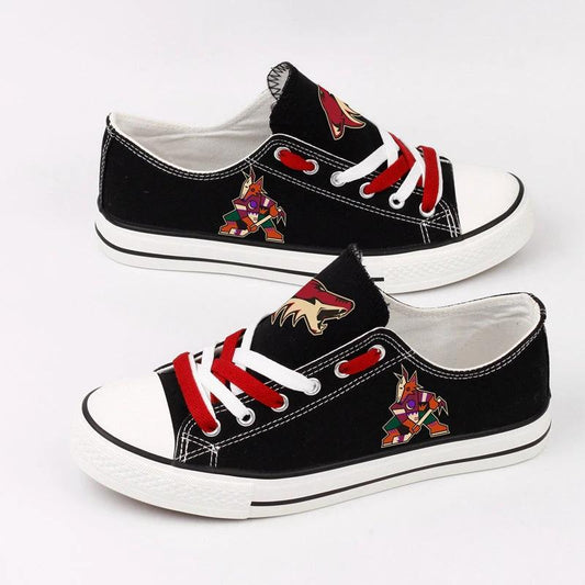 Arizona Coyotes Low Top Canvas Sport Sneakers Shoes For Men Women Fans by Crocs