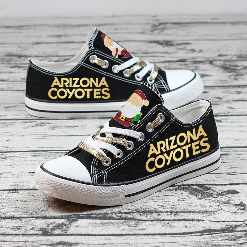 Arizona Coyotes Low Top Canvas Sport Sneakers Shoes For Men Women Fans by Crocs