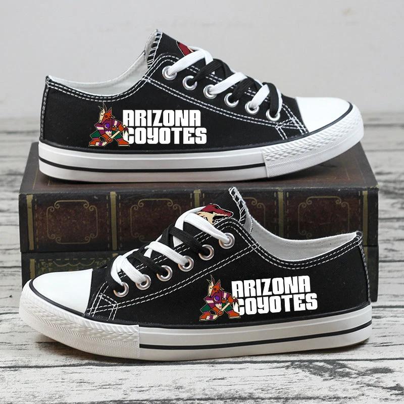 Arizona Coyotes Low Top Canvas Sport Sneakers Shoes For Men Women Fans by Crocs