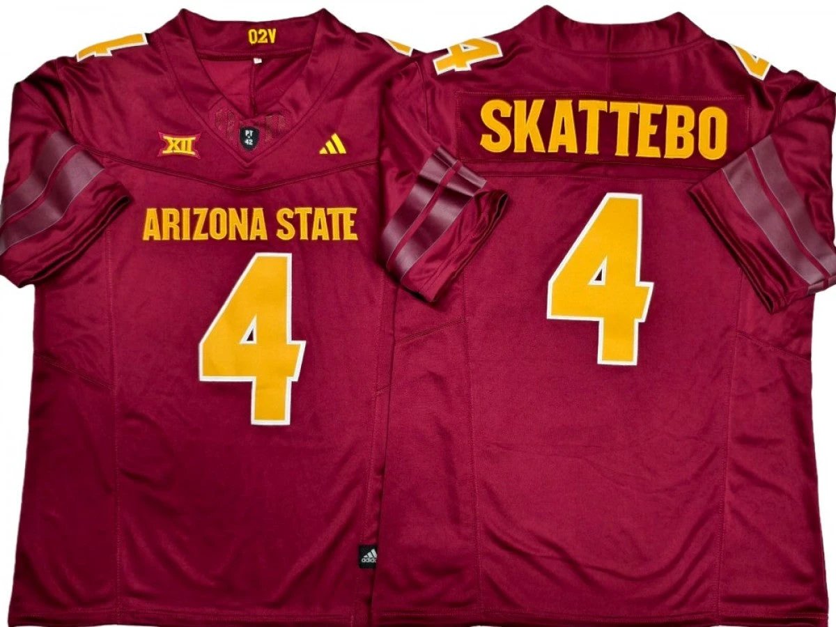 Arizona State Sun Devils #4 Cameron Skattebo Vapor F.U.S.E. Limited Jersey by My Store NCAA Football Jerseys