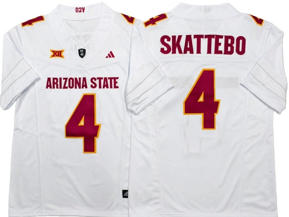 Arizona State Sun Devils #4 Cameron Skattebo Vapor F.U.S.E. Limited Jersey by My Store NCAA Football Jerseys