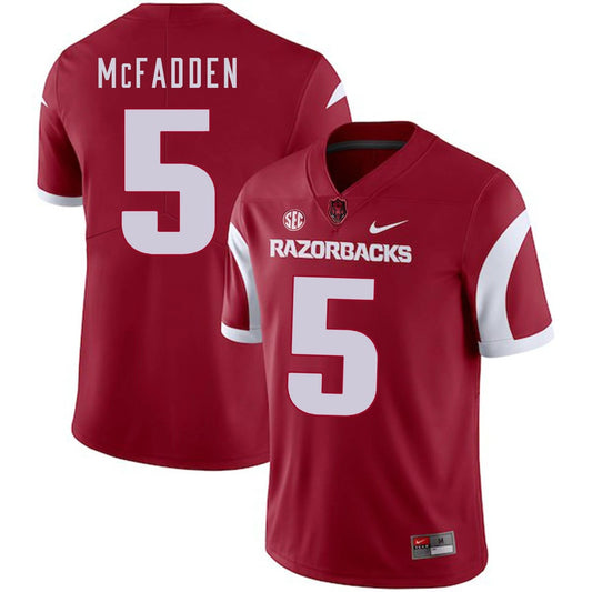 Arkansas Razorbacks #5 Darren McFadden College Football Jersey Red by My Store