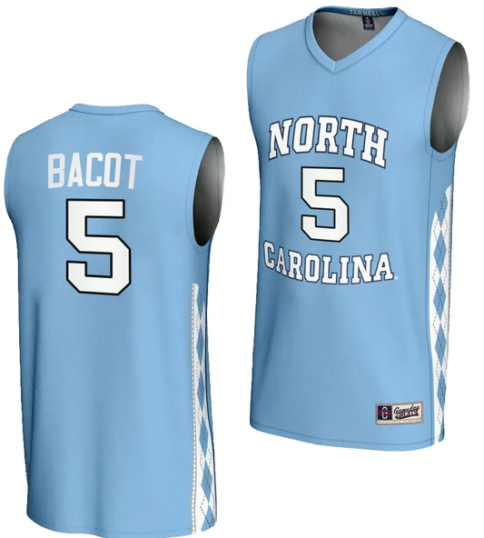 Armando Bacot Jersey #5 UNC Tar Heels Basketball Lightweight Blue by My store basketball