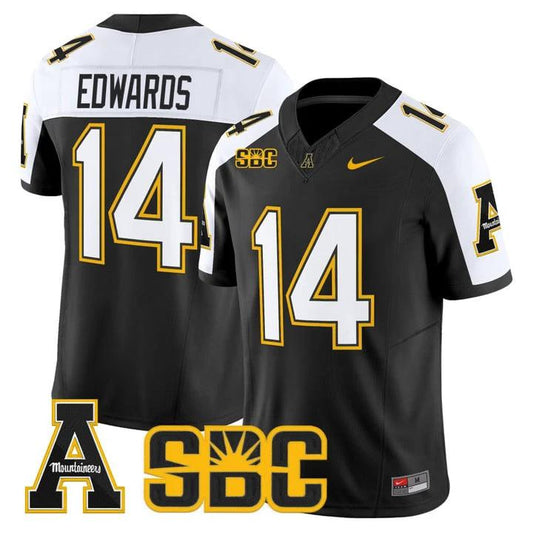 Armanti Edwards Jersey #14 App State Mountaineers 2025 Vapor Limited Stitched by My Store NCAA Football Jerseys