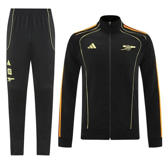 Arsenal 2025-26 Soccer Training Set – Black by Soccer Jersey