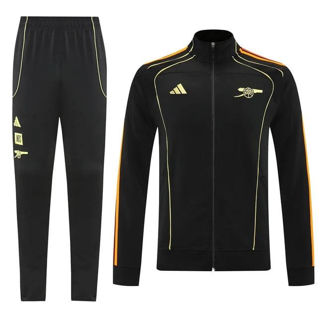 Arsenal 2025-26 Soccer Training Set – Black Three stripes by Soccer Jersey