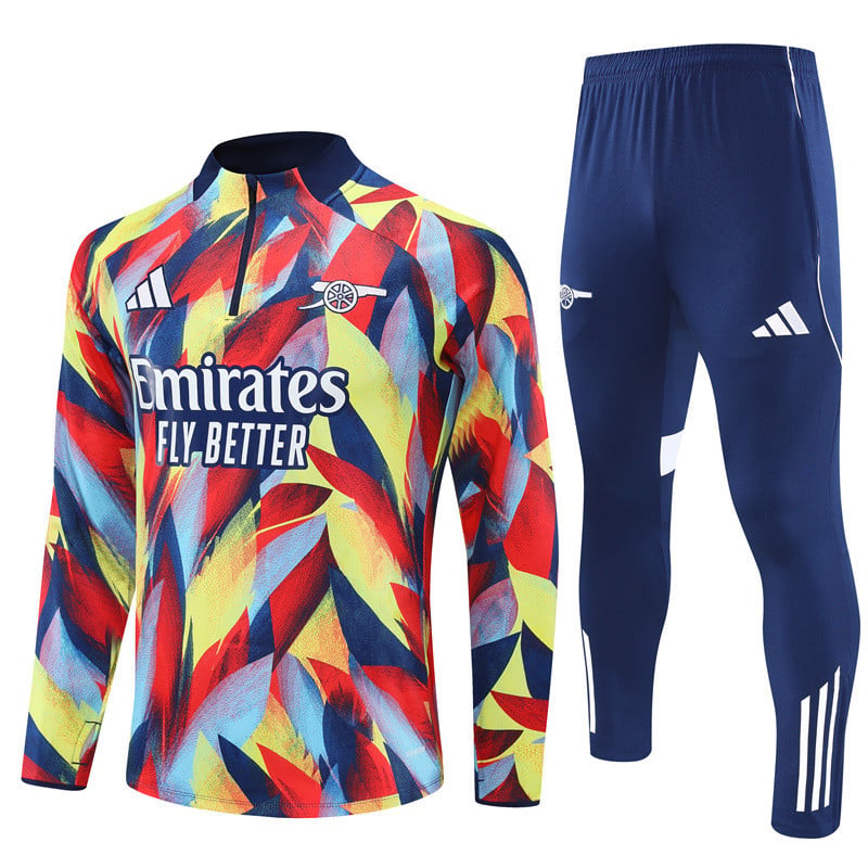 Arsenal 2025-26 Soccer Training Set – Bold Flame Pattern by Soccer Jersey